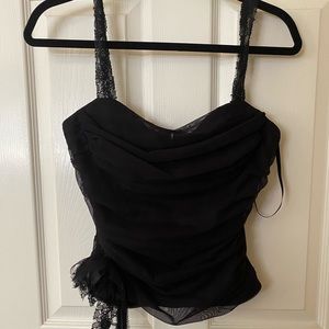 BCBGMAXAZRIA Black top